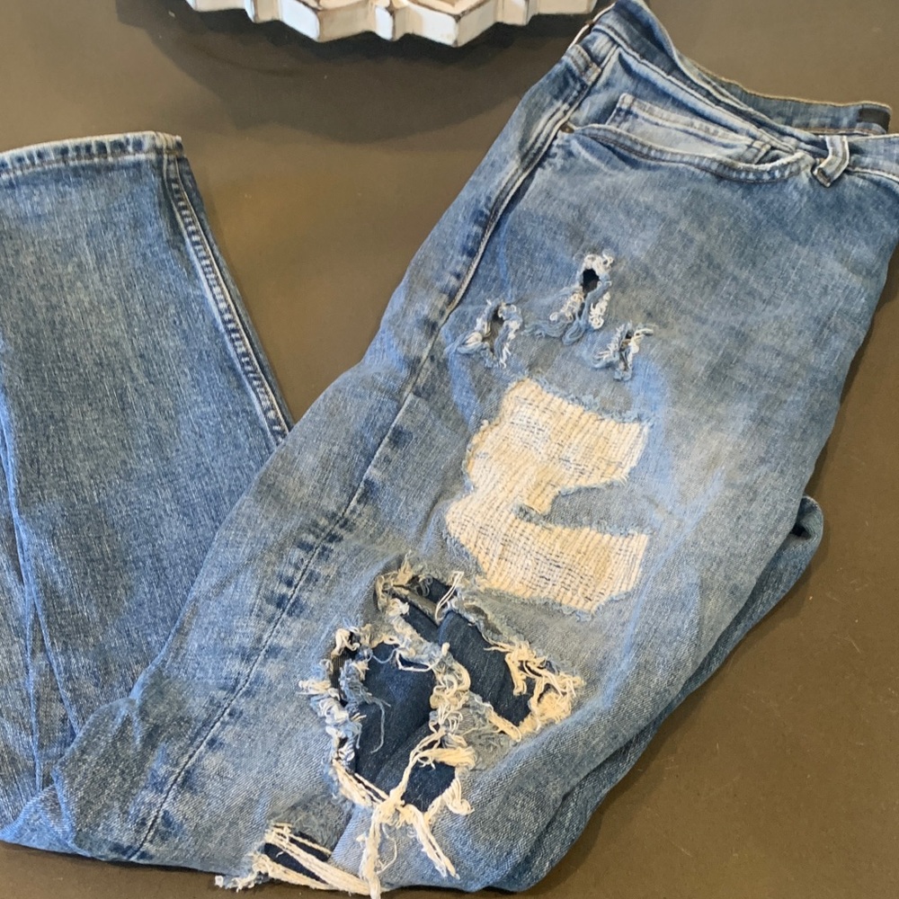 Hudson Jeans Men's Skinny Jeans - Distressed Blue - Picture 2 of 9